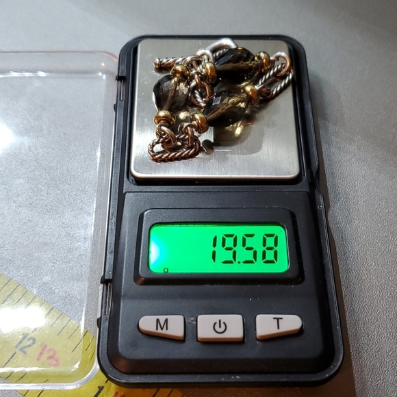 David Yurman Figaro Bracelet w/ Smoky Quartz Beads - Picture 6 of 8